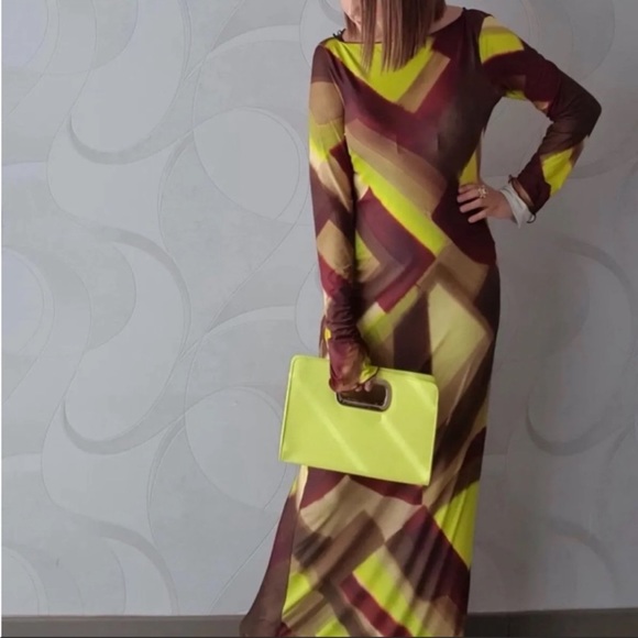 Zara Printed Dress NWT - Picture 7 of 8